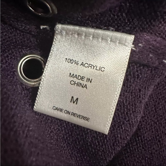 New York Company Sweater 3/4 Sleeve Crew Neck Knit Grommet Side - Picture 7 of 7